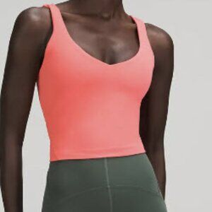 Lululemon Align Tank Top - Cropped Size 10 NWOT - Pale Raspberry